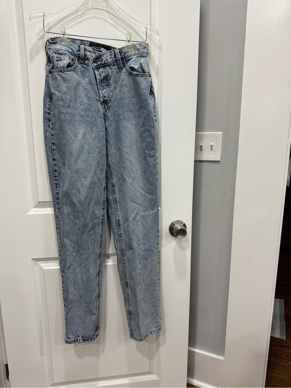 FashionNova Light Blue Women’s High-Rise Jeans size 0